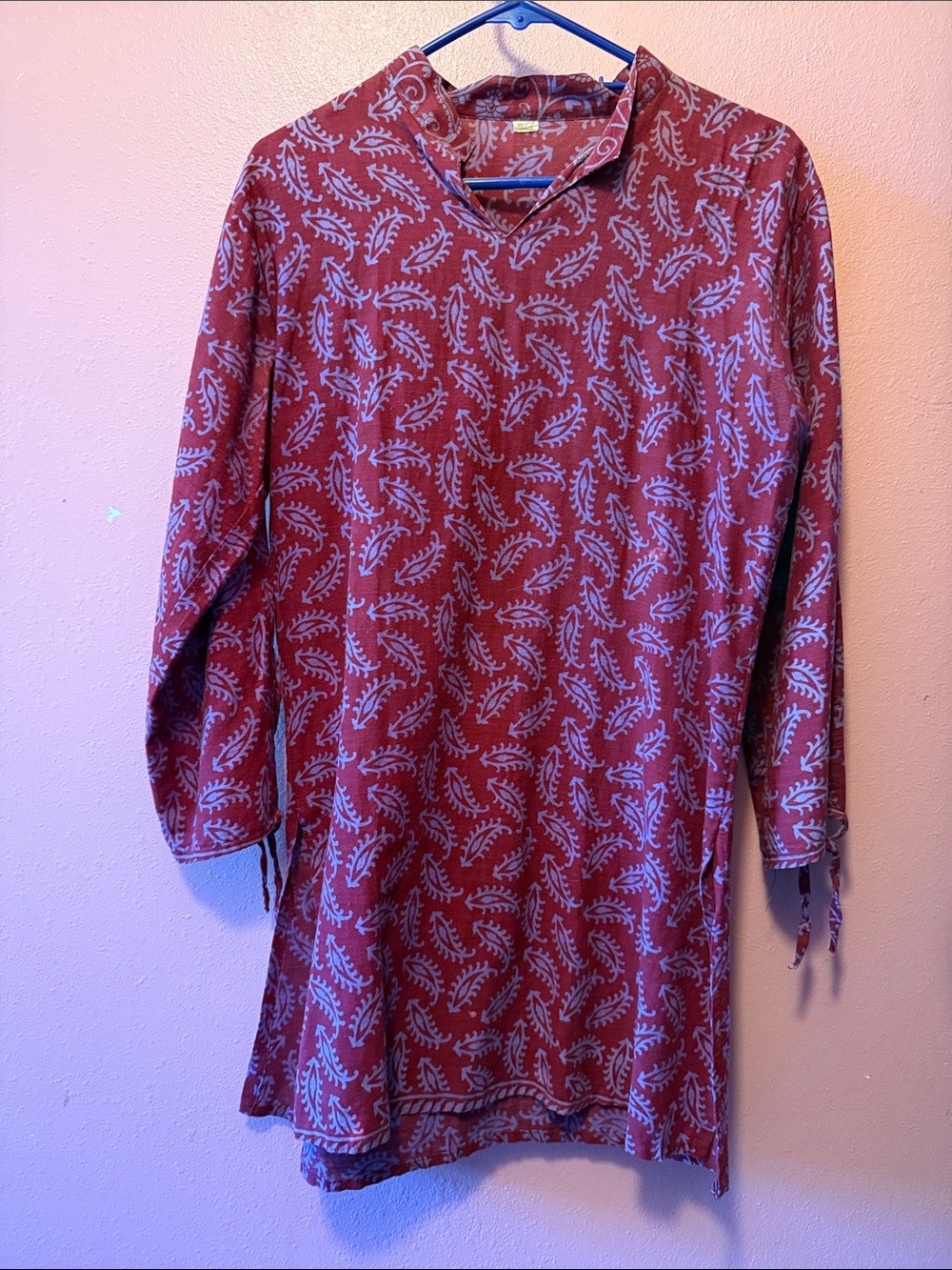 Plum & Lilac Printed Tunic from India